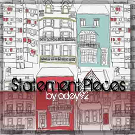 Sims 3 — Statement Piece #3 by Odey92 — A set of 4 beautiful patterns, that can be used a great statement pieces, or
