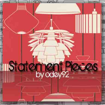 Sims 3 — Statement Piece #1 by Odey92 — A set of 4 beautiful patterns, that can be used a great statement pieces, or