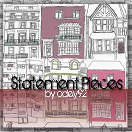 Sims 3 — Statement Piece #2 by Odey92 — A set of 4 beautiful patterns, that can be used a great statement pieces, or