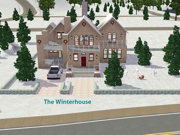 Sims 3 — The Winterhouse by DO5NBR — This cozy little house is designed in a romantic style for Christmas. It has 3