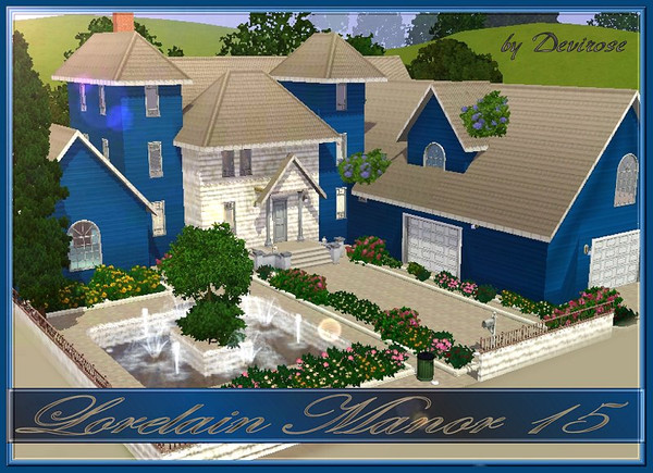 Sims 3 — Lorelain Manor 15 by Devirose — Elegant house-no doll.^^