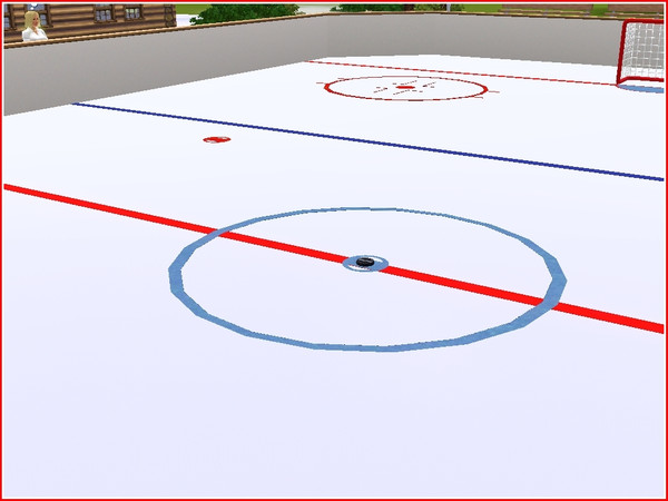 Sims 3 — Cercle de mise en jeu by lilliebou — You can find it under Miscellaneous decor for 15 simoletons. One part