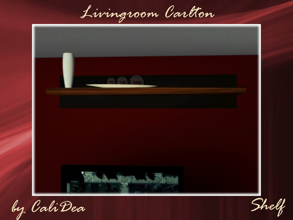 Sims 3 — Livingroom Carlton Shelf by CaliDea — Livingroom Carlton Shelf