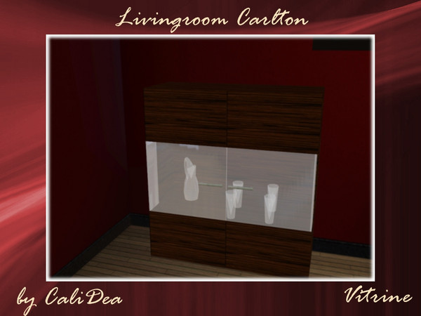 Sims 3 — Livingroom Carlton Vitrine by CaliDea — Livingroom Carlton Vitrine