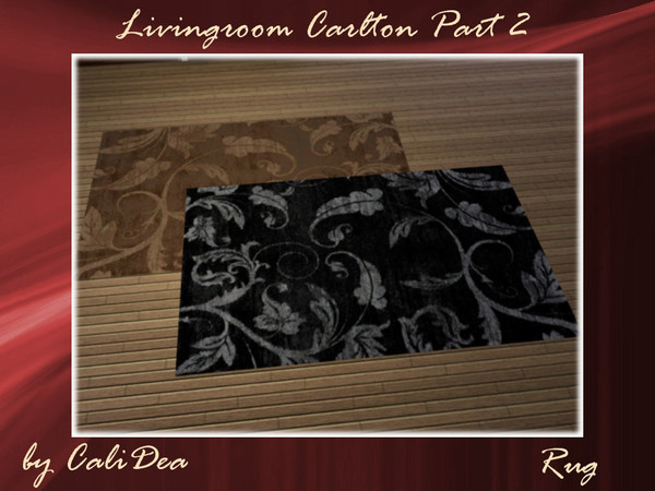 Sims 3 — Livingroom Carlton Part II Rug by CaliDea — Livingroom Carlton Part II Rug