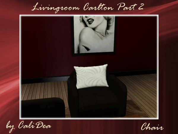 Sims 3 — Livingroom Carlton Part II Chair by CaliDea — Livingroom Carlton Part II Chair