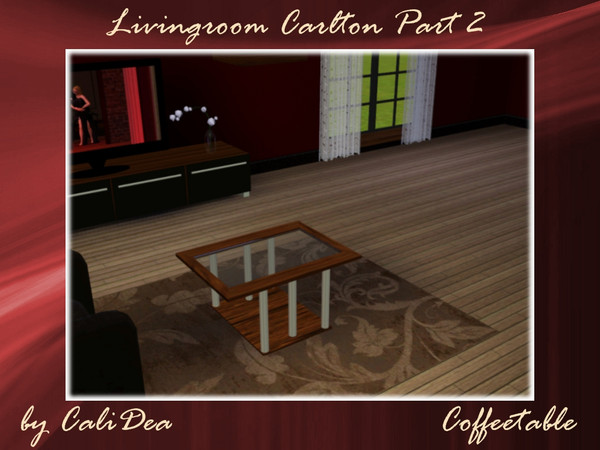 Sims 3 — Livingroom Carlton Part II Coffeetable by CaliDea — Livingroom Carlton Part II Coffeetable