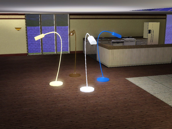 Sims 3 — Modern Limp Floor Lamp by clutch3547 — Modern Limp Floor Lamp