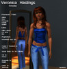 Sims 3 — Veronica Hastings v1 by tiger8254 — A yound adult female sim that has red hair and brown eyes. She has a