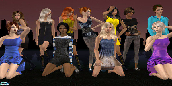 Sims 2 — Cool casuals by theangeliquemonte — Of your sims are tired wearing simple everyday fashions here are some chic