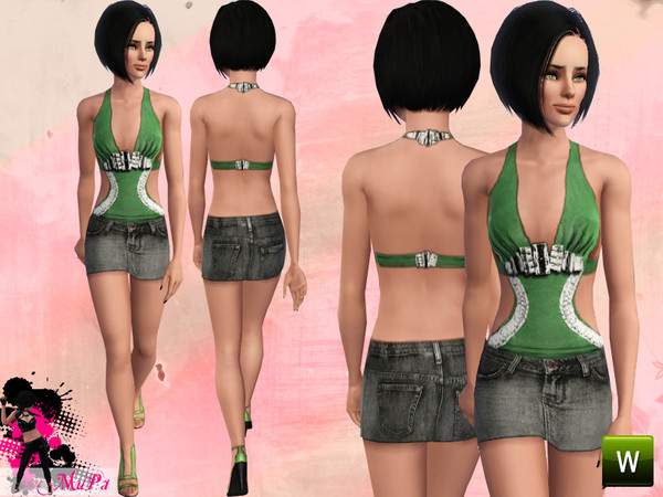 Sims 3 — Sensation 1 by miraminkova — Sexy and elegant outfit for your sims.