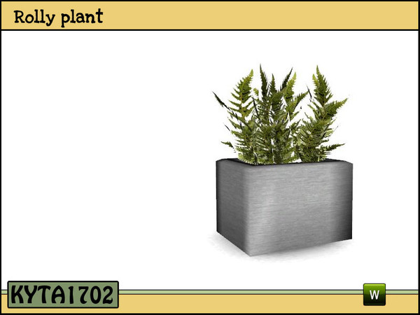 Sims 3 — Rolly plant by Kyta1702 — Mesh by Kyta1702 @ TSR - more creations @ simline-design.com