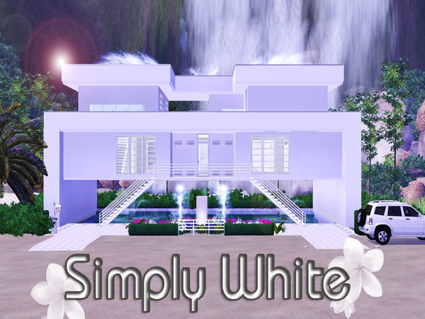 Sims 3 —  by TSR Archive — Modern home for your simmies. It has two stories and its completely unfurnished. -Two bedrooms