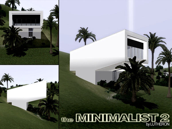 Sims 3 — Minimalist 2 by lutheron — Sweet minimal building. Once again im not so sure either it is a house or a comunity