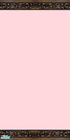 Sims 2 — Pink wallpaper by mahtigwess — Pink wallpaper with ornate moulding