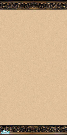 Sims 2 — Peach wallpaper by mahtigwess — Peach wallpaper with ornate moulding