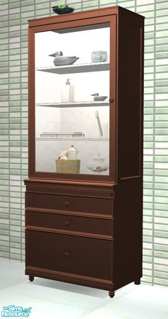 Sims 2 — PB Bathroom Recolor Honey - Cabinet02 wide by ShinoKCR — We have uploaded new recolors to match the new meshes 