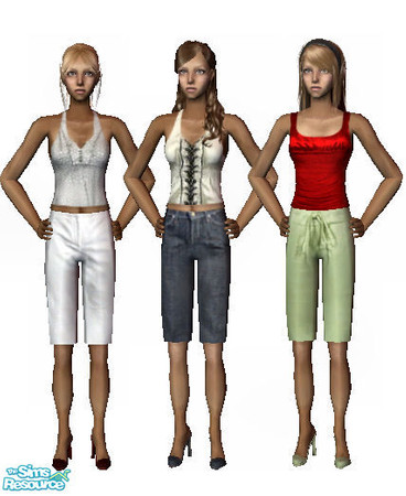 Sims 2 — casual pants by mereltje — none