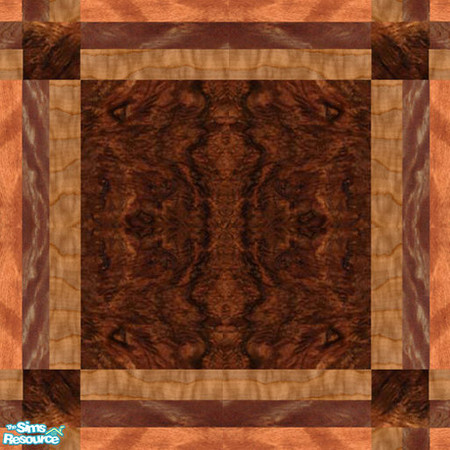 Sims 2 — DiY_Wld_BurltrioD by Dialectically_yours — The Oaktown Renovation Society loved the Wildweave set of flooring so