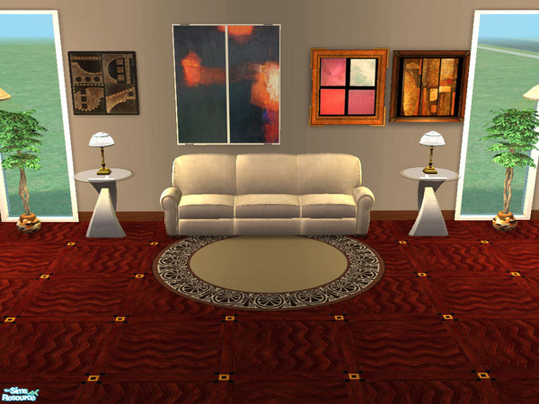 Sims 2 — Pieces Paintings Set 01 by Sheera — Sometimes sims like to hang paintings on their walls that consist of several
