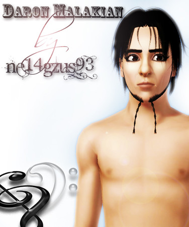 Sims 3 — Daron Malakian by ne14gzus93 — Best know for being the lead guitarist in the Grammy Award winning band System Of
