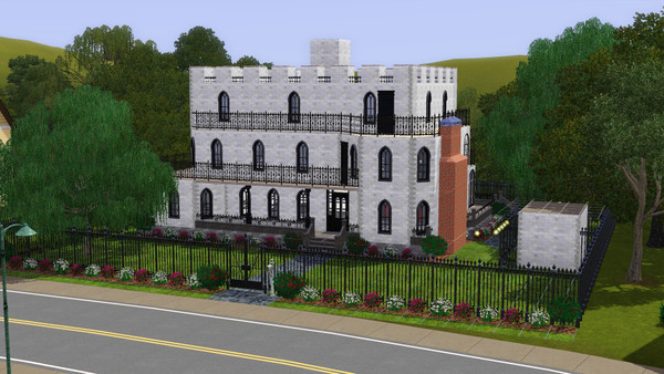 Sims 3 — Estate'de'Goth by Halkhan — Estate'De'Goth Large 3 level 2 bedroom, 3 bath goth inspired home. Formal dinning