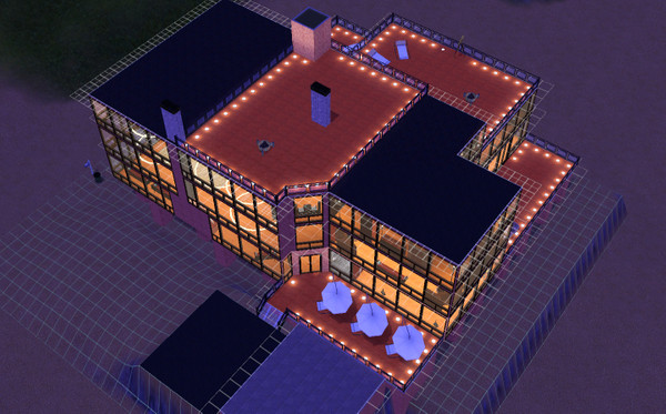 Sims 3 — The Big Beach Bugalow by Sangre_De_Muerte — The Big Beach Bungalow is the Ultimate family beach house. 3