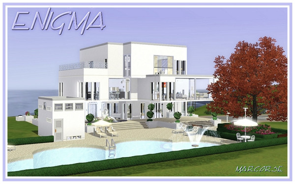 Sims 3 — Enigma by marcorse — Enigma - strange name for a house, but it was named from the fact that I wanted to