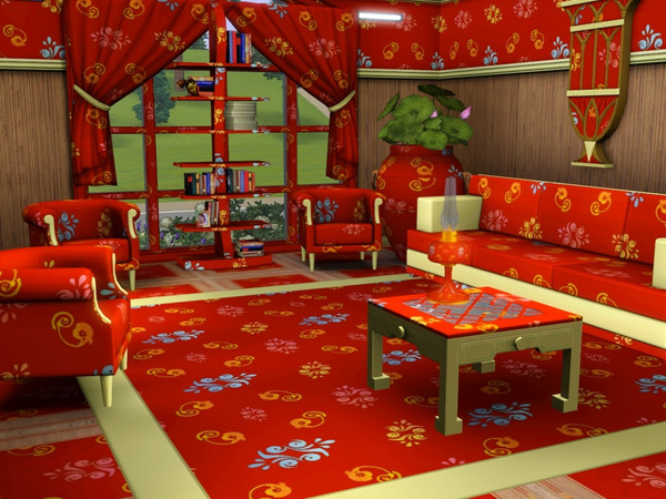 Sims 3 — marcorse_mysticred by marcorse — Another very simple all-over pattern. Recolourable 4