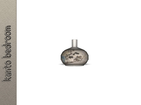 Sims 3 — Kanto Bedroom Vase by Angela — Kanto Bedroom Vase. Made by Angela@TSR (2010) Please don't clone my meshes or