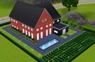 Sims 3 — The house next door by 1230 —  This house is near my neighborhood. It is not an exact copy of it because, as is