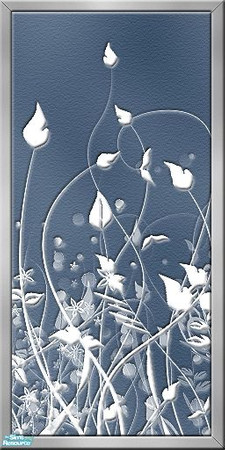 Sims 2 — Modern Blue Wall Panels Set - Modern Blue-deco3 by micha89 — deco panel number 3.