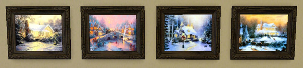Sims 3 — Thomas Kinkade Holiday Paintings Collection #5 by lizholsimer — 