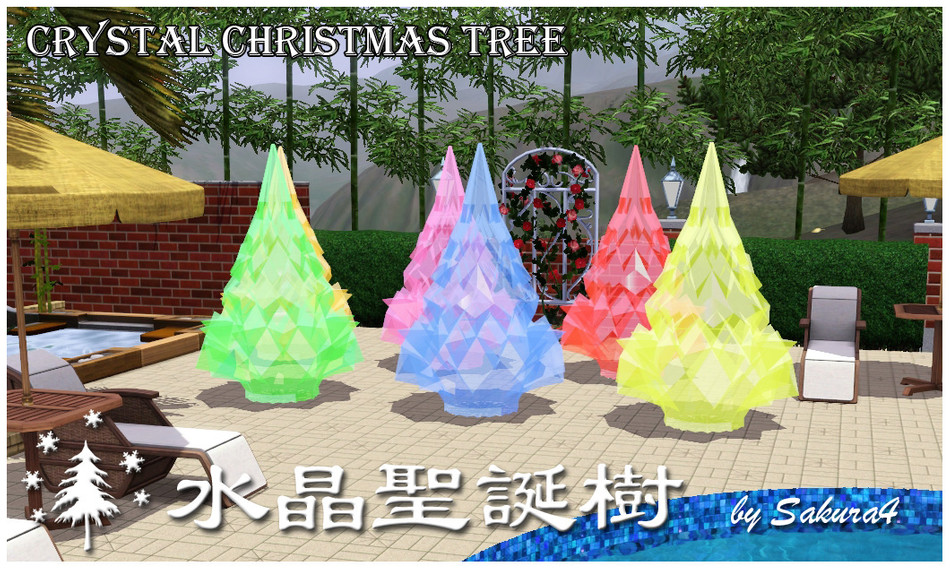 The Sims Resource Crystal Christmas Tree