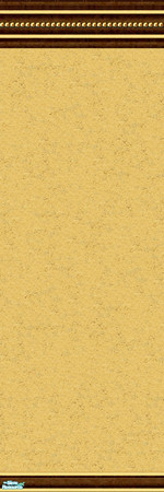 Sims 2 — jsf2CashcraftVFGold by jsf — Gold marble wallpaper is held in beaded and textured Vanity Fair mouldings. Many