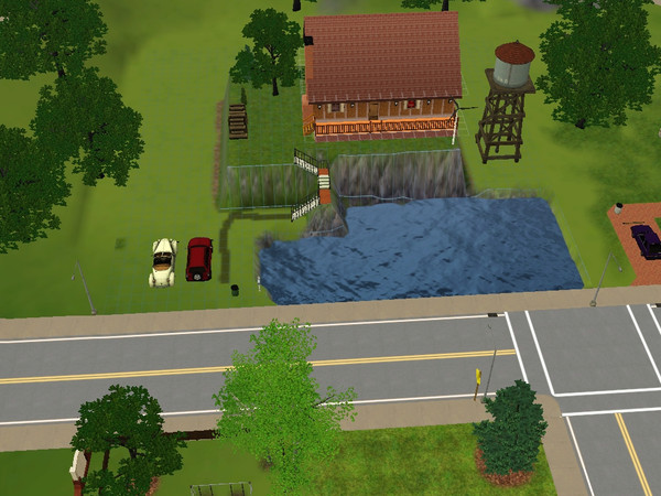 Sims 3 — A House Above by dakota1960 — Nice place for a couple to live. Never run out of water. High above the rest.