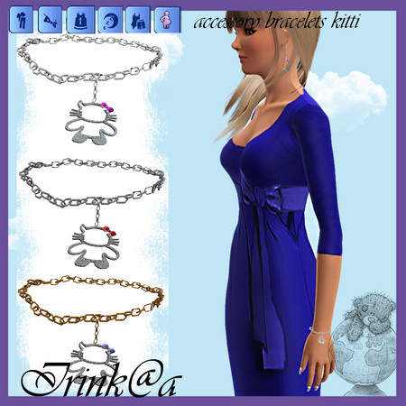 Sims 3 — accessory bracelets kitti by Irishkakic — accessory bracelets kitti by Irink@a