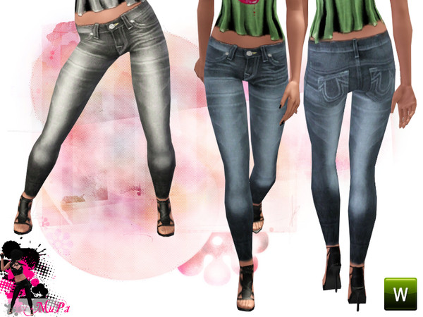 Sims 3 — Denim by miraminkova — Skinny Jeans