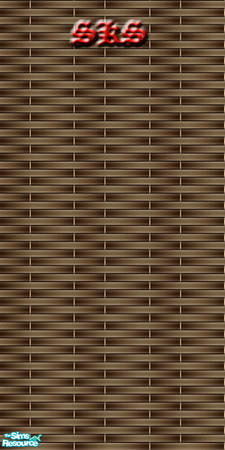 Sims 2 — Kitchen & Bath Woven Panel by 71robert13 — Based on a wainscotted wall in Kitchen & Bath Stuff, now made