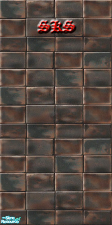 Sims 2 — Kitchen & Bath - Cool Earth Tile by 71robert13 — Taken from Kitchen & Bath Stuff, now made full wall 4