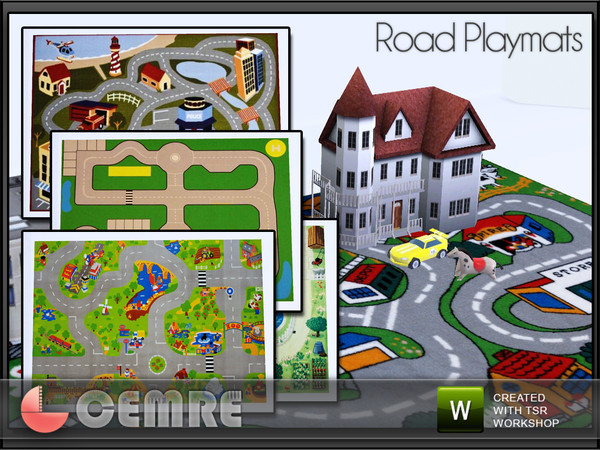 Sims 3 — Christmas Gifts for Kids - Road Playmat by cemre — Christmas Gifts for Kids - Road Playmat by Cemre for
