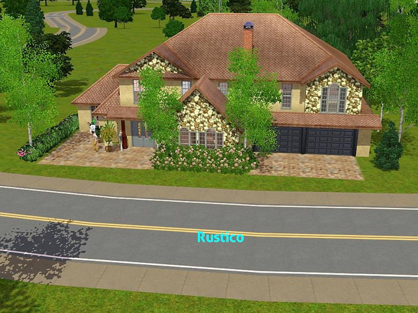 Sims 3 — Rustico by DO5NBR — This pretty house offers: First floor: 1 bedroom, WC, kitchen, diningroom, livingroom,