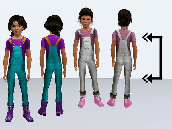 Sims 3 — punie_fcbody_021 by punie — 3 recolorable areas.