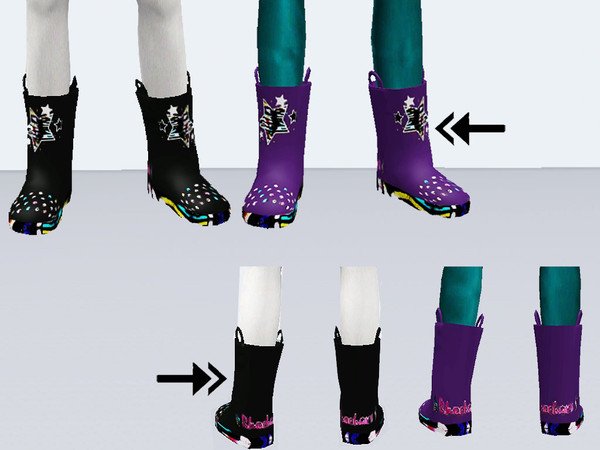 Sims 3 — punie_fcshoes_003 by punie — 1 recolorable area.