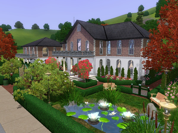 Sims 3 — 448 Ocean Ave. by Ayafox — three bedroom, three 1/2 bathrooms. 