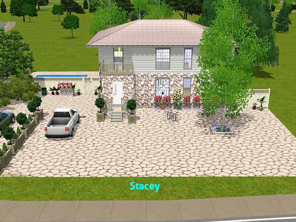 Sims 3 — Stacey by DO5NBR — This cozy home offers: On the first floor: livingroom kitchen diningroom bathroom little