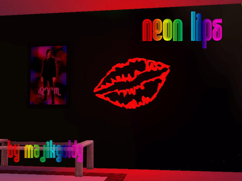 Majikgoldys Neon Lights Lips