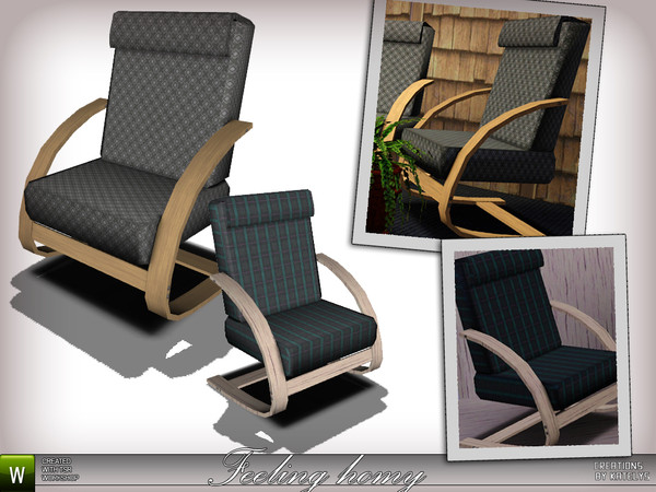 Sims 3 — Feeling Homy Living Chair by katelys — New object for living room. 
