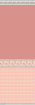 Sims 2 — Strawberry Ice (Part 7) - 9 by drouinr — Almost good enough to eat, this series of coordinating wallpapers in