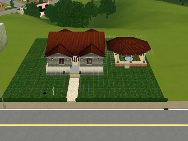 Sims 3 — Simple House by dakota1960 — Big enough for those who want the simple life. Hot Tub outside.